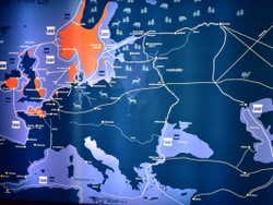 Panel interactivo con la historia de Islandia