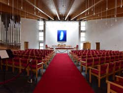 Interior de la iglesia de Stykkishólmur